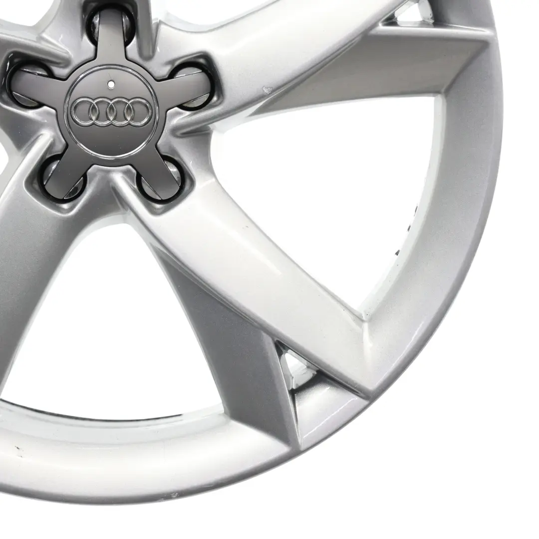 Audi A5 8T Silver Wheel Alloy Rim 19" 8.5J ET:32 Star Spoke - SKU 8T0601025F-2 - Part number 8T0601025F
