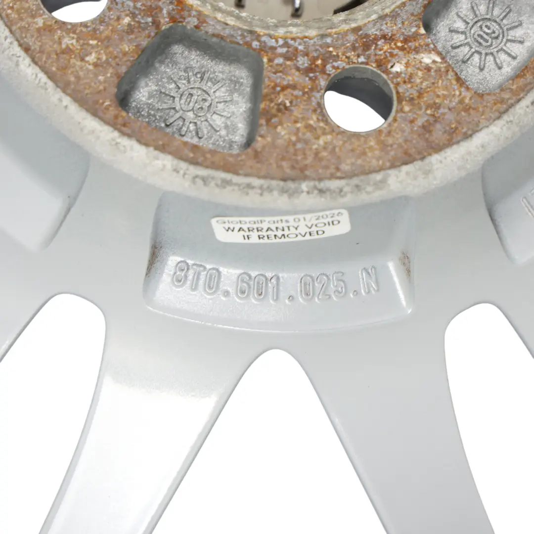 Audi A5 8T Srebrna Felga Aluminiowa 20" 9J ET:29 - SKU 8T0601025N-4 - Numer Części 8T0601025N