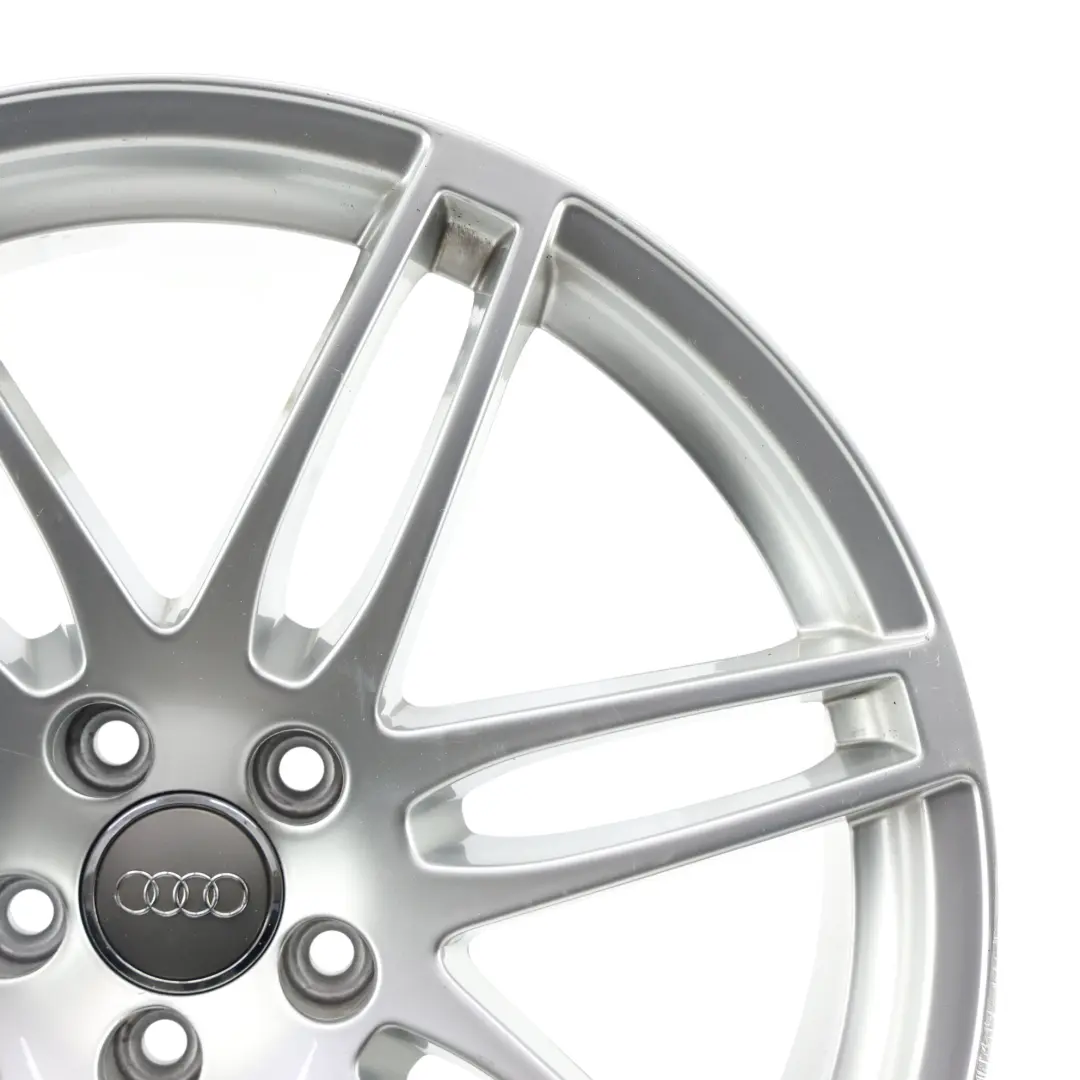 Audi A5 8T Silberne Leichtmetallfelge Alufelge 20" 9J ET:29 - SKU 8T0601025N-4 - Teilenummer 8T0601025N