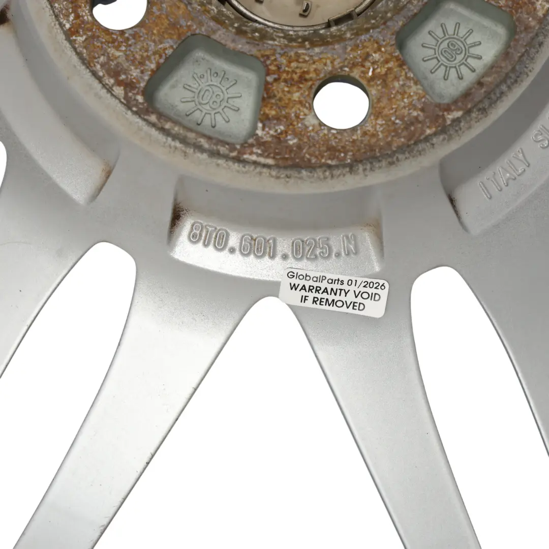 Audi A5 8T Srebrna Felga Aluminiowa 20" 9J ET:29 - SKU 8T0601025N-5 - Numer Części 8T0601025N