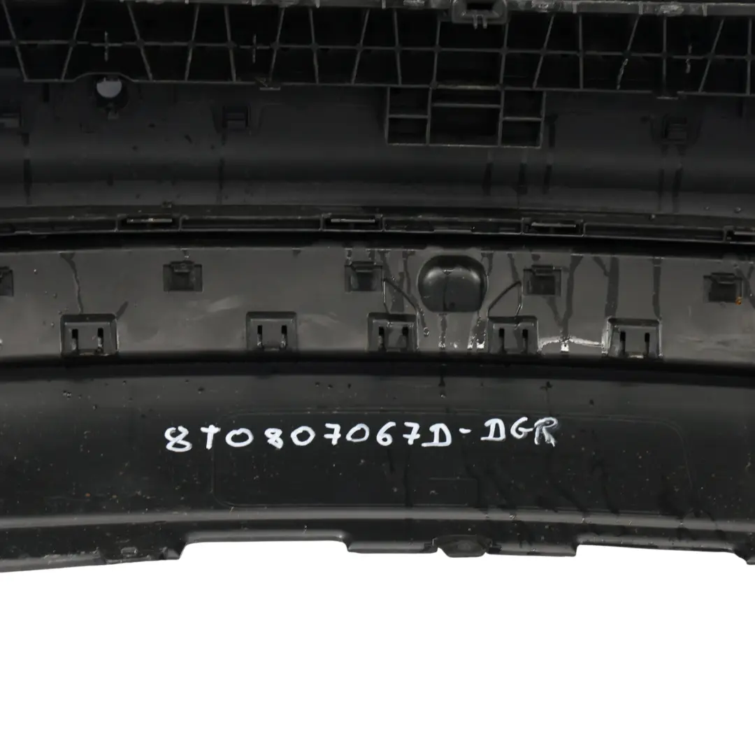 Bumper Trim Panel Covering Daytona Grey Pearl Effect - Z7S to Audi A5 8T Rear with Part number 8T0807067D Audi A5 8T Rear Bumper Trim Panel Covering Daytona Grey Pearl Effect - Z7S - SKU 8T0807067D-DGR - Part number 8T0807067D