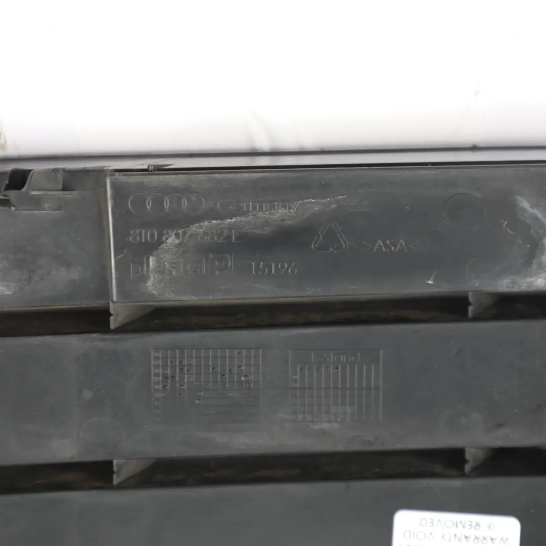 Audi S5 8T Fog Light Cover Front Bumper Right O/S Grid Grille Trim - SKU 8T0807682E - Part number 8T0807682E