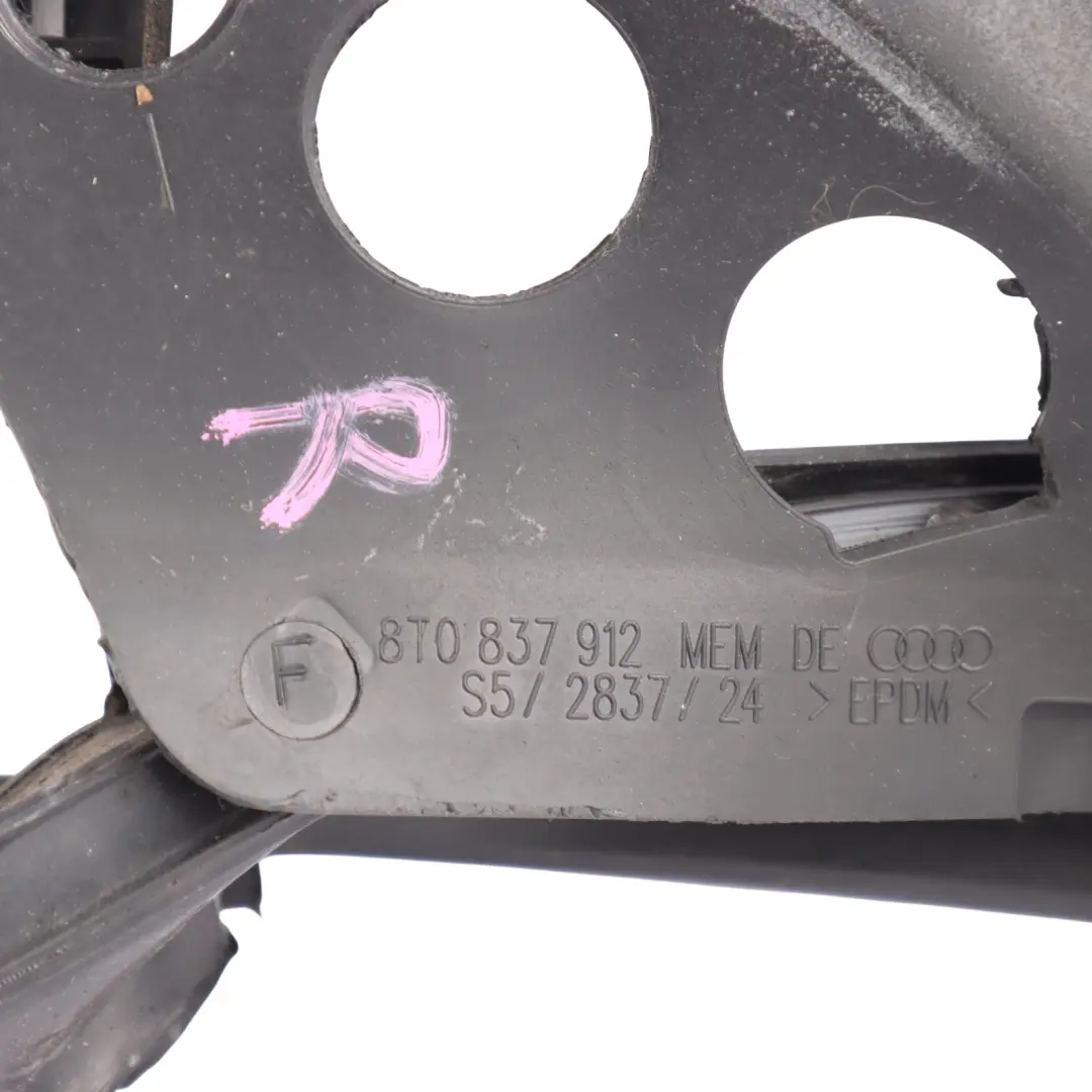 Audi A5 8T Coupe Door Seal Front Right O/S Outer Frame Rubber Gasket - SKU 8T0837912F - Part number 8T0837912F