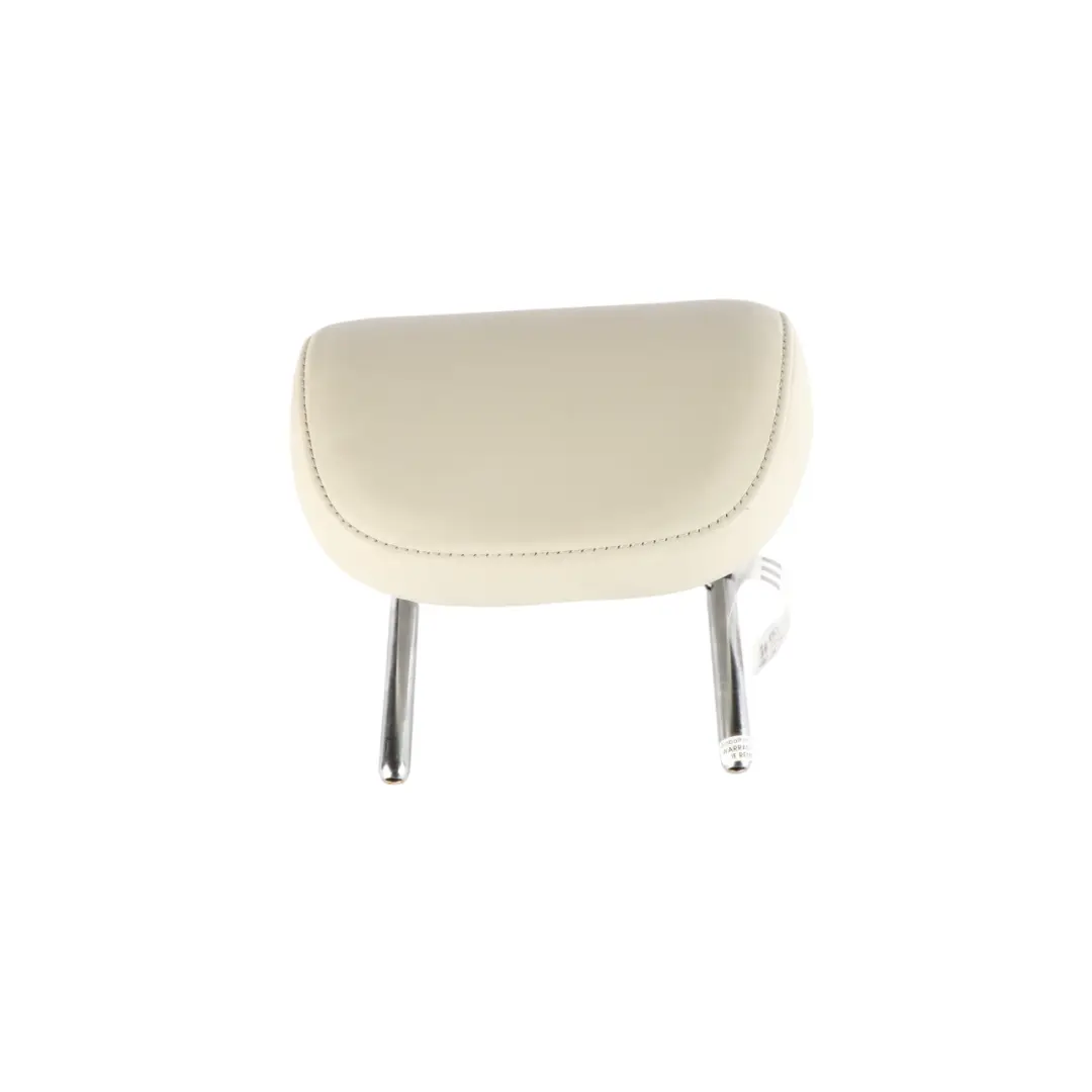 Audi A5 S5 8T Headrest Rear Left Right N/O/S Leather Pearl Silver - SKU 8T0885973E - Part number 8T0885973E