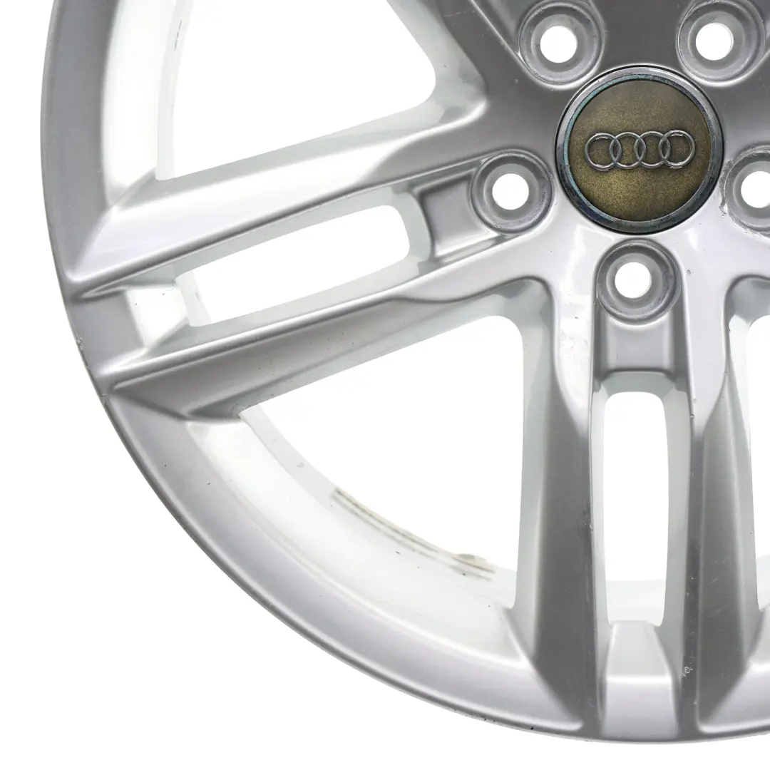 Jante argentée en alliage 18" 7J ET:43 Double Star Spoke pour Audi Q3 8U à propos du numéro de pièce 8U0601025AA Audi Q3 8U Jante argentée en alliage 18" 7J ET:43 Double Star Spoke - SKU 8U0601025AA-1 - Numéro de pièce 8U0601025AA
