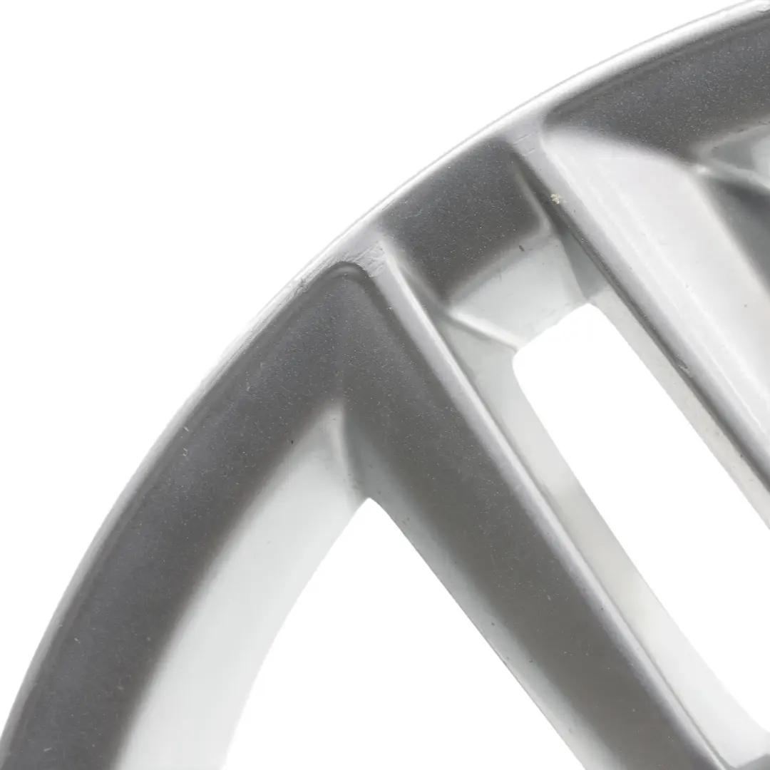 Audi Q3 8U Silver Wheel Alloy Rim 18" 7J ET:43 Double Star Spoke - SKU 8U0601025AA-1 - Part number 8U0601025AA