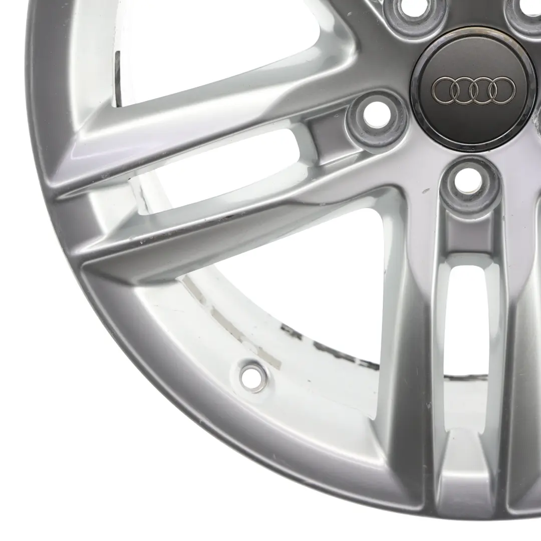 Audi Q3 8U Srebrna Felga Aluminiowa 18" 7J ET:43 - SKU 8U0601025AA-2 - Numer Części 8U0601025AA