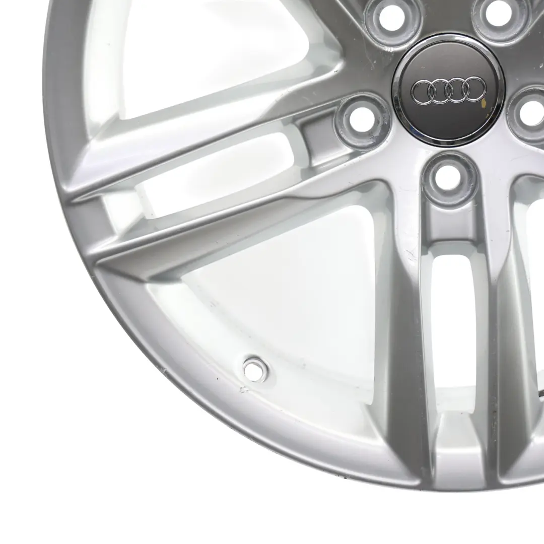 Alloy Rim 18" 7J ET:43 Double Star Spoke to Audi Q3 8U Silver Wheel with Part number 8U0601025AA Audi Q3 8U Silver Wheel Alloy Rim 18" 7J ET:43 Double Star Spoke - SKU 8U0601025AA-3 - Part number 8U0601025AA