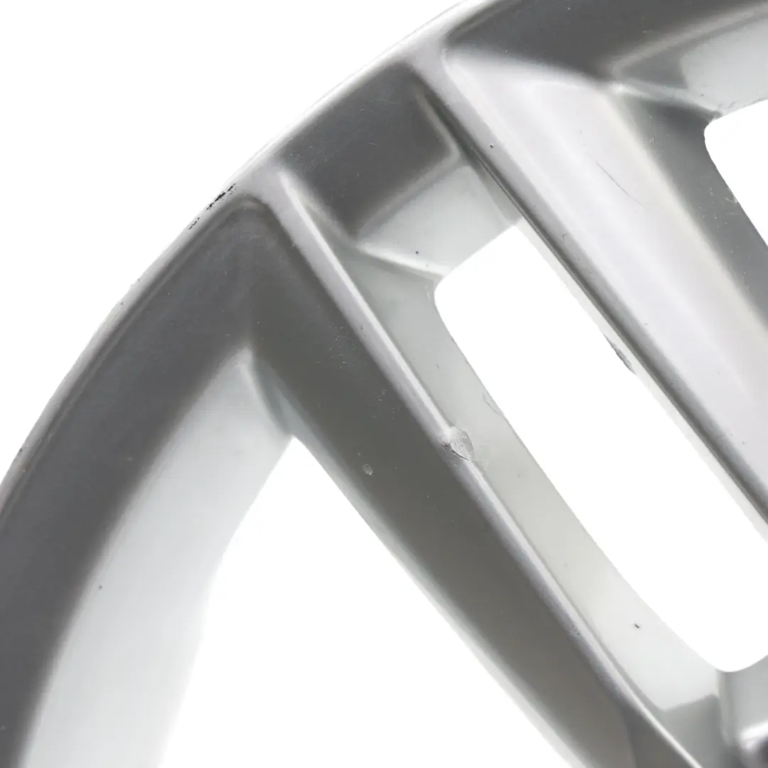 Audi Q3 8U Silver Wheel Alloy Rim 18" 7J ET:43 Double Star Spoke - SKU 8U0601025AA-3 - Part number 8U0601025AA