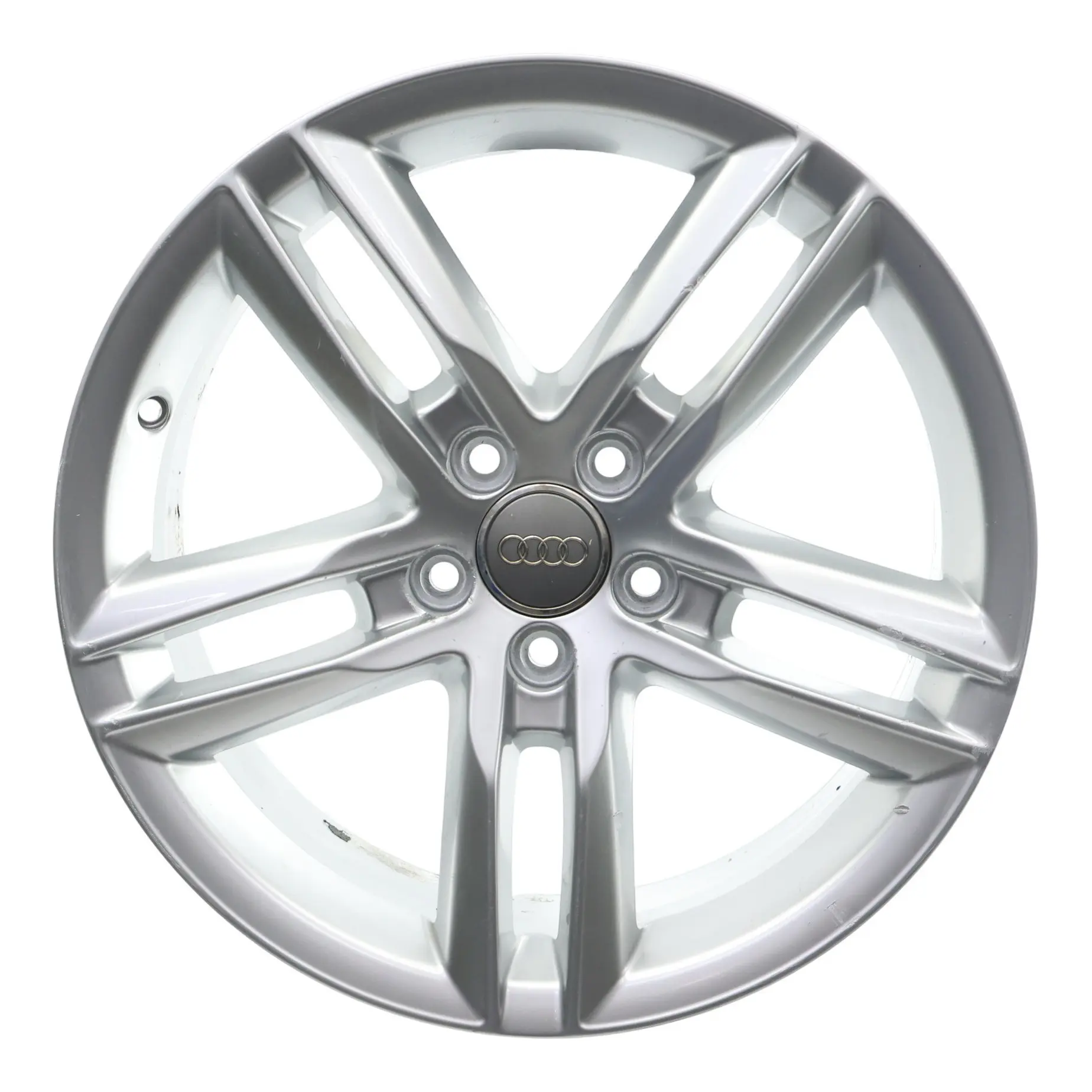 Audi Q3 8U Silver Wheel Alloy Rim 18" 7J ET:43 Double Star Spoke 8U0601025AA