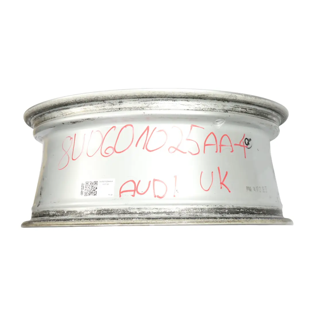 Audi Q3 8U Silver Wheel Alloy Rim 18" 7J ET:43 Double Star Spoke - SKU 8U0601025AA-4 - Part number 8U0601025AA