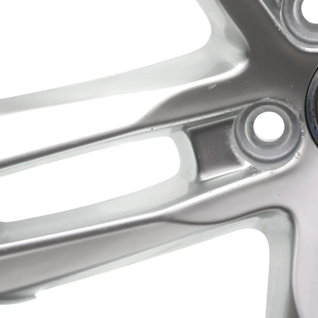 Audi Q3 8U Silver Wheel Alloy Rim 18" 7J ET:43 Double Star Spoke - SKU 8U0601025AA-4 - Part number 8U0601025AA