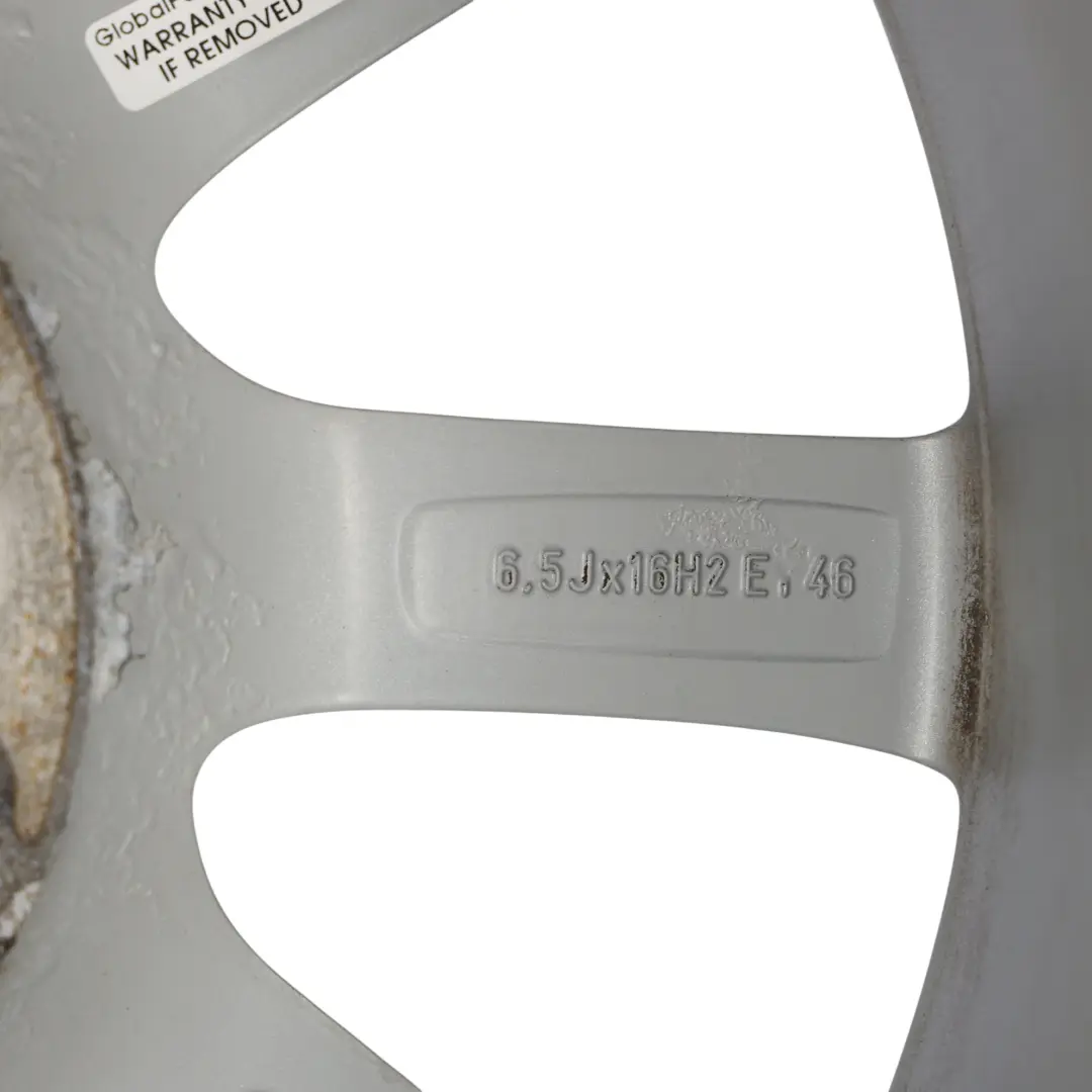 Audi A3 8V Silver Wheel Alloy Rim 16" 6.5J ET46 8V0601025BM - SKU 8V0601025BM-4 - Part number 8V0601025BM-4