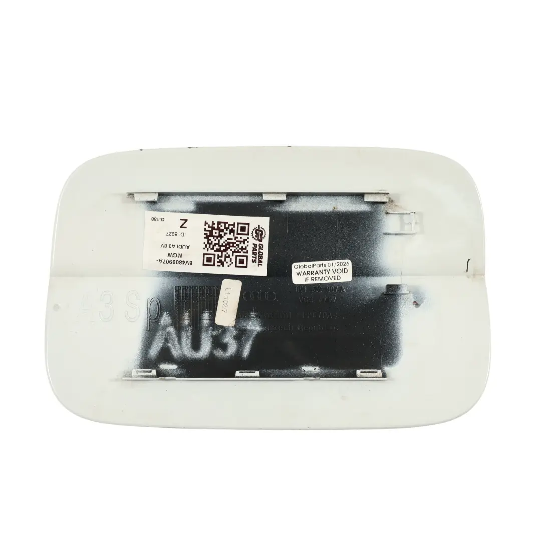 Audi A3 8V Coperchio Tappo Serbatoio Carburante Bianco Perla - S9R - SKU 8V4809907A-MGW - Numero di parte 8V4809907A