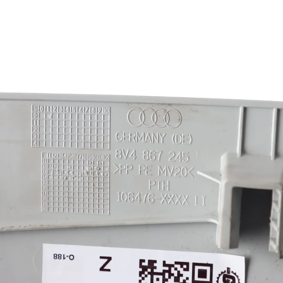 Audi A3 8V D Pillar Cover Panel Trim Rear Left N/S 8V4867245 - SKU 8V4867245B - Part number 8V4867245B