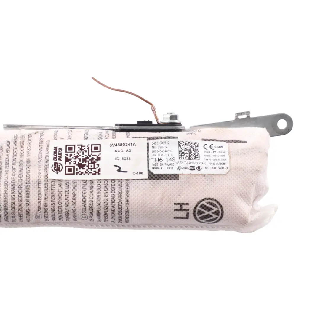 Poduszka Powietrzna Fotela Boczna Lewa do Audi A3 S3 RS3 8V o numerze 8V4880241A Audi A3 S3 RS3 8V Poduszka Powietrzna Fotela Boczna Lewa - SKU 8V4880241A - Numer Części 8V4880241A