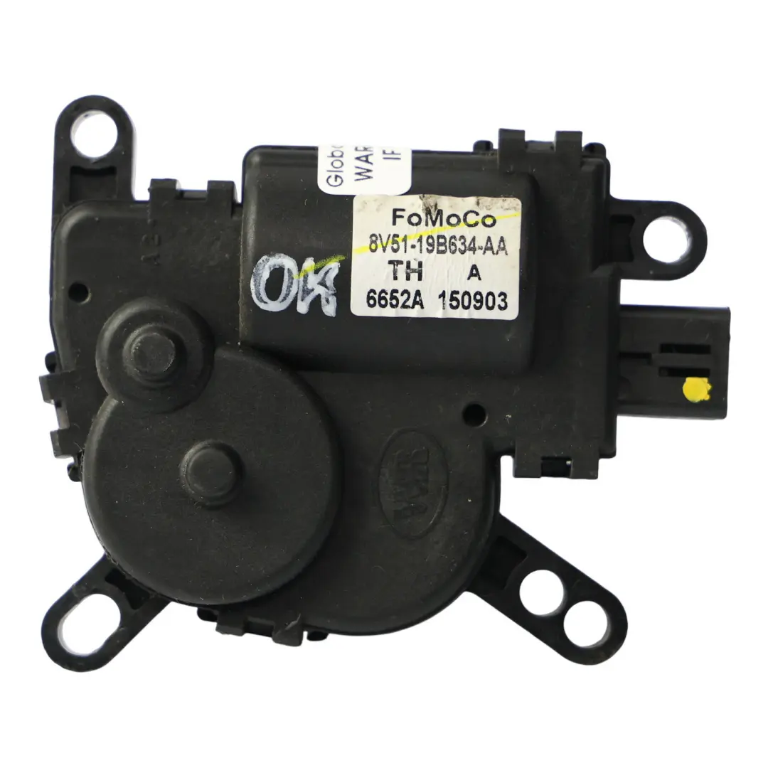 Heizungsklappenmotor Einsteller Motorsteuerung für Ford Fiesta Mk7 mit Teilenummer 8V51-19B634-AA Ford Fiesta Mk7 Heizungsklappenmotor Einsteller Motorsteuerung - SKU 8V51-19B634-AA - Teilenummer 8V51-19B634-AA