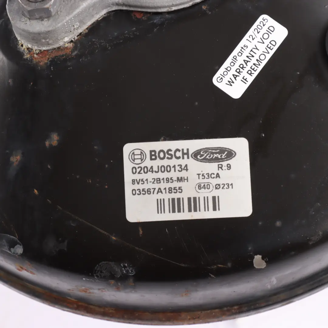 Ford Fiesta Mk7 Brake Booster Servo Unit Master Cylinder - SKU RHD-8V51-2B195-MH - Part number 8V51-2B195-MH