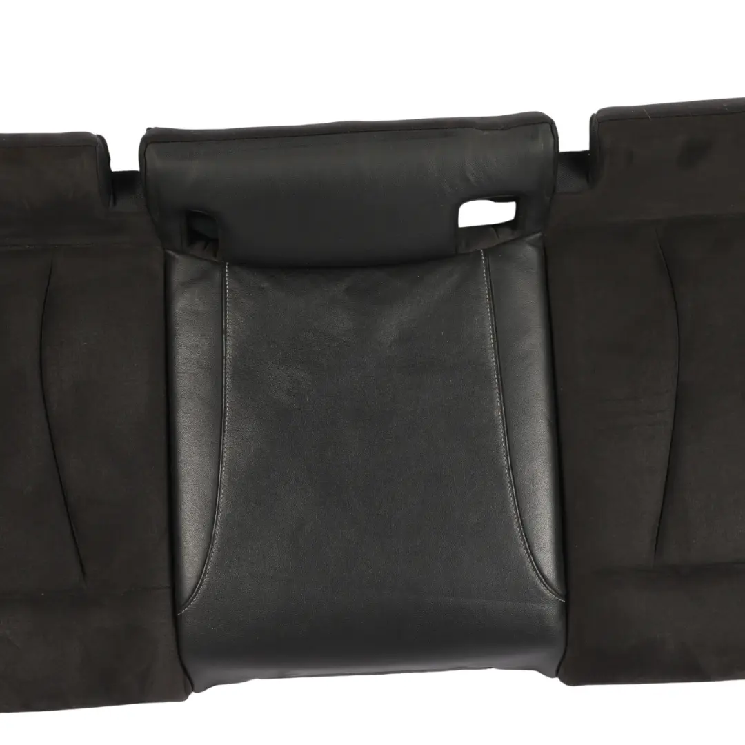 Bench Interior Leather Alcantara Black Silver Stitch to Audi S3 8V Rear Seat with Part number 8V5885405M Audi S3 8V Rear Seat Bench Interior Leather Alcantara Black Silver Stitch - SKU 8V5885405M - Part number 8V5885405M