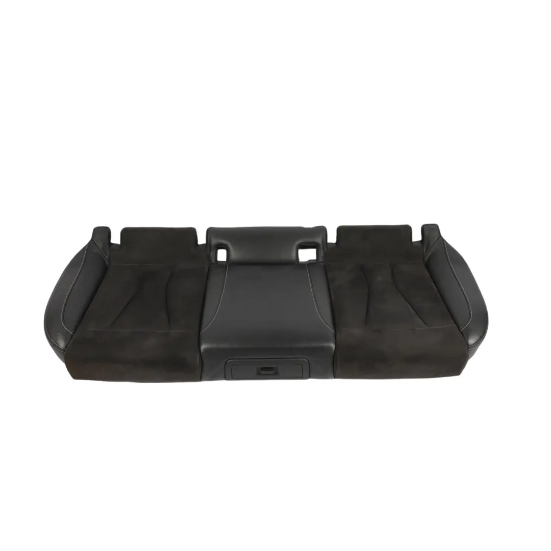 Audi S3 8V Rear Seat Bench Interior Leather Alcantara Black Silver Stitch - SKU 8V5885405M - Part number 8V5885405M