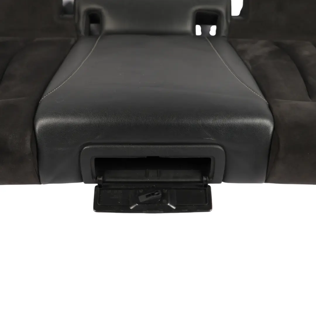 Bench Interior Leather Alcantara Black Silver Stitch to Audi S3 8V Rear Seat with Part number 8V5885405M Audi S3 8V Rear Seat Bench Interior Leather Alcantara Black Silver Stitch - SKU 8V5885405M - Part number 8V5885405M