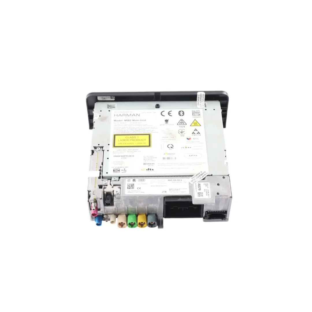Audi A4 B9 A5 F5 Q5 FY MMI Multimedia Navigation Control Head Unit - SKU 8W5035035A-1 - Part number 8W5035035A