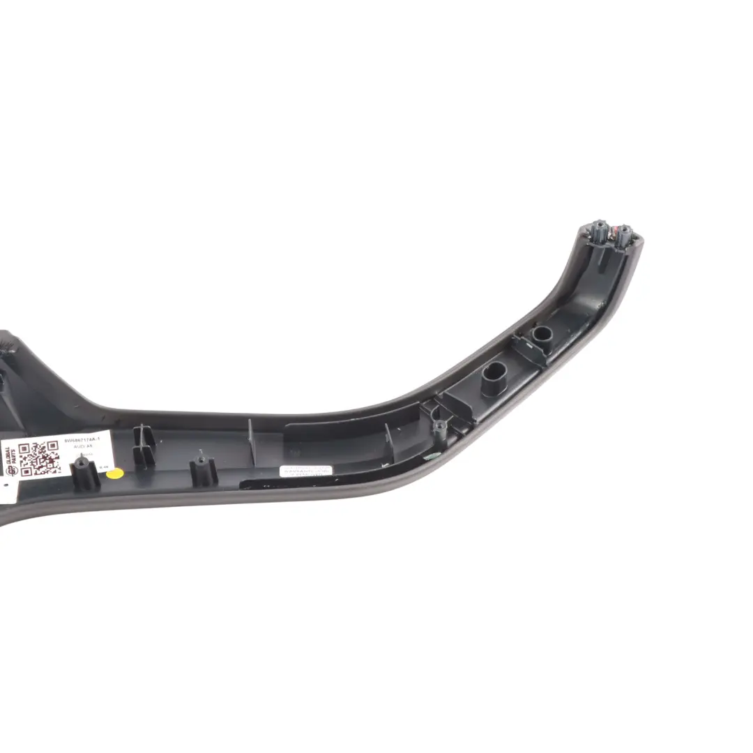 Audi A5 F5 Coupe Front Door Card Grab Handle Leather Black Right O/S - SKU 8W6867174A-1 - Part number 8W6867174A