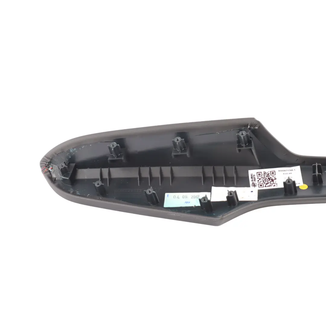 Audi A5 F5 Coupe Front Door Card Grab Handle Leather Black Right O/S - SKU 8W6867174A-1 - Part number 8W6867174A