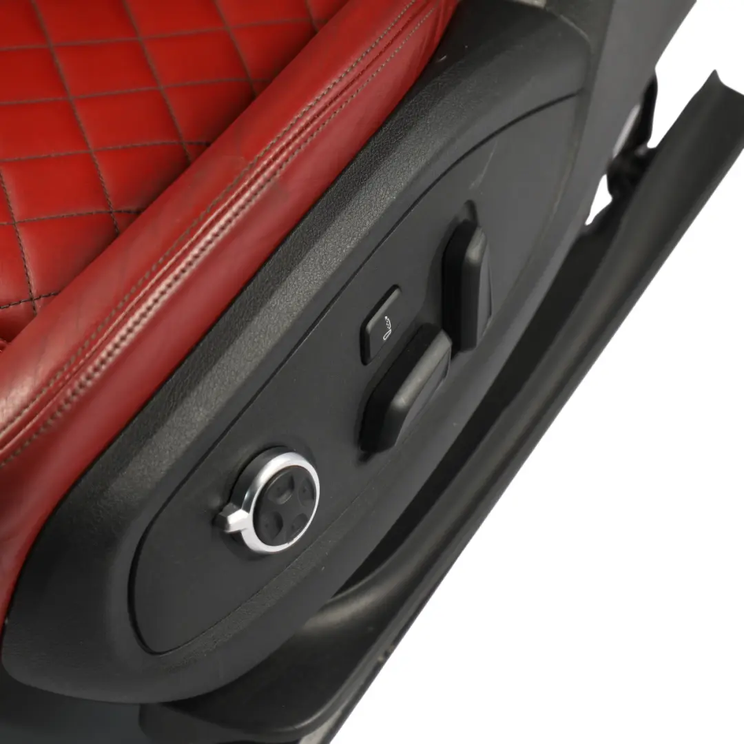 Audi A5 F5 Front Seat Sport Heated Electric Massage Leather Left N/S Magma Red - SKU 8W6881805BJ-4 - Part number 8W6881805BJ