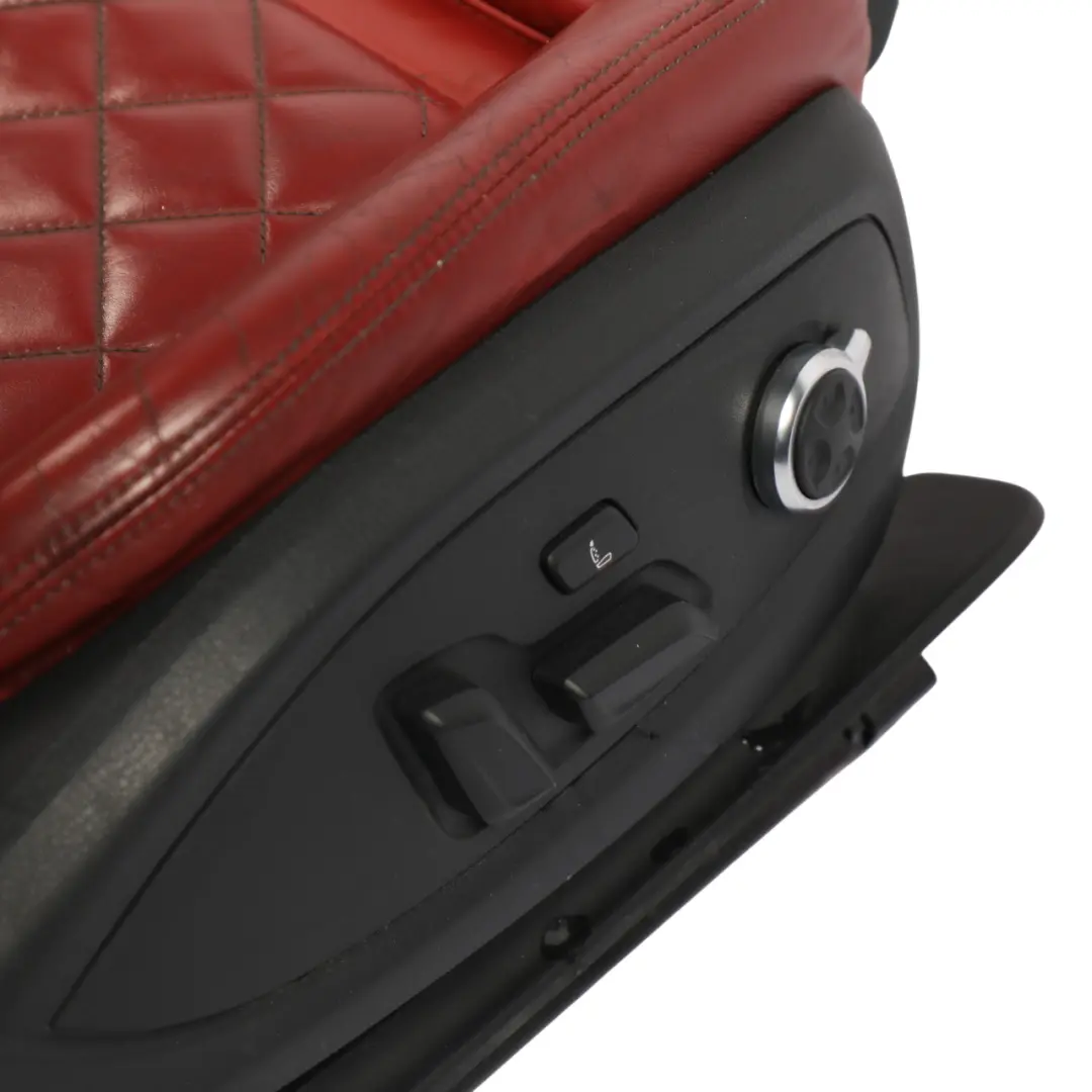 Audi A5 F5 Front Seat Sport Heated Electric Massage Leather Right O/S Magma Red - SKU 8W6881806BJ-4 - Part number 8W6881806BJ