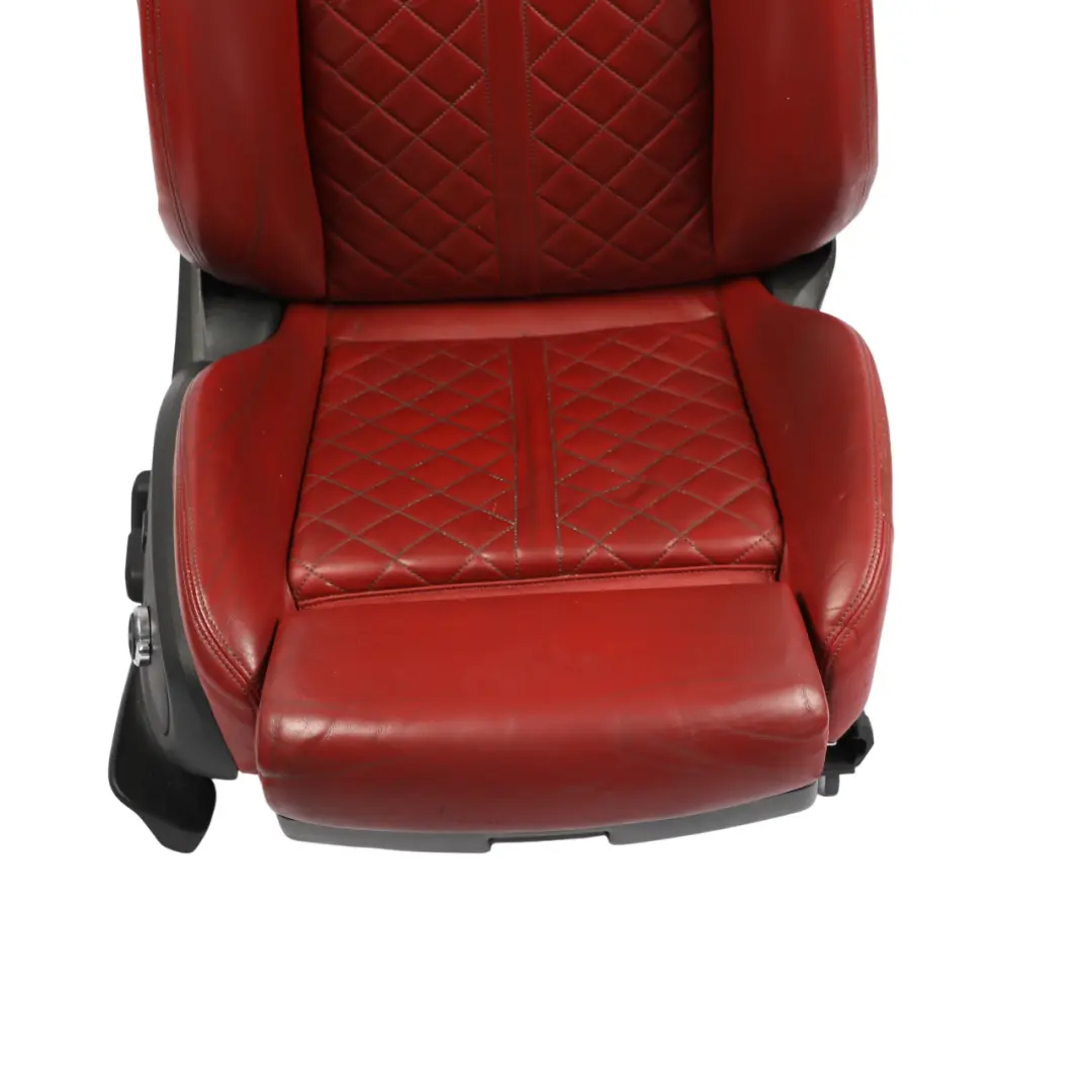 Audi A5 F5 Front Seat Sport Heated Electric Massage Leather Right O/S Magma Red - SKU 8W6881806BJ-4 - Part number 8W6881806BJ