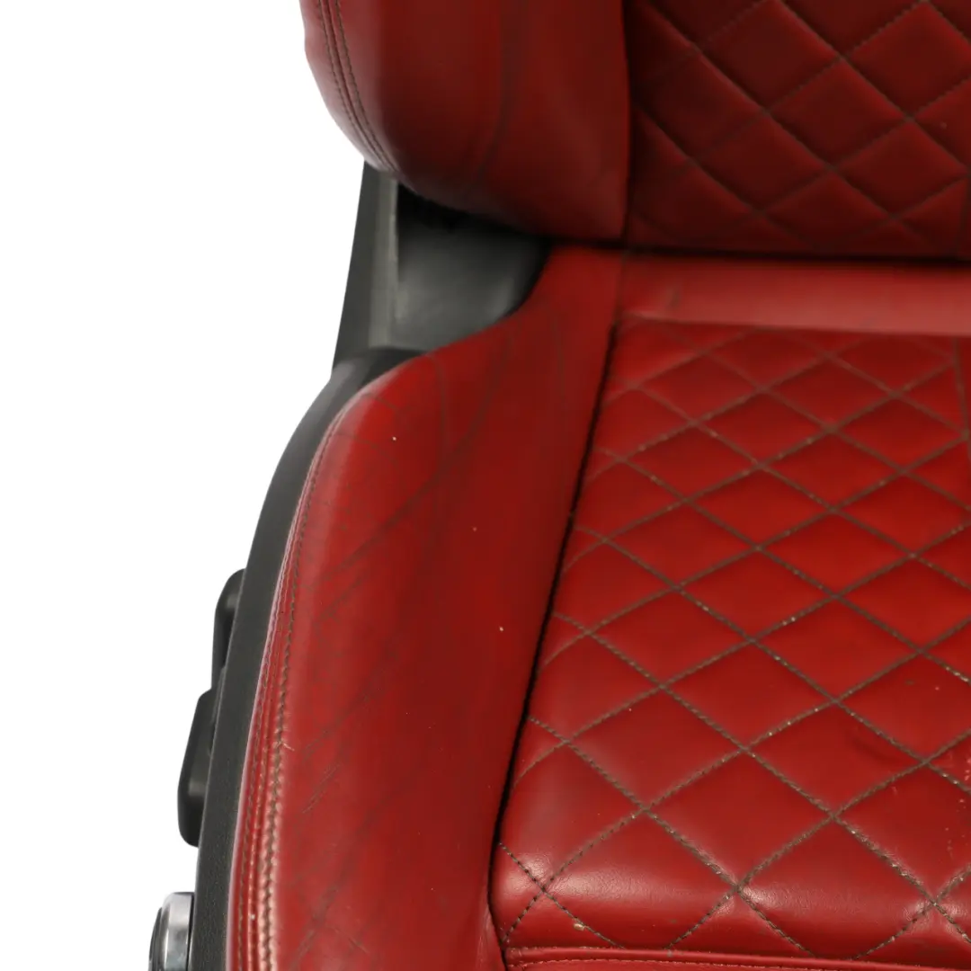 Audi A5 F5 Front Seat Sport Heated Electric Massage Leather Right O/S Magma Red - SKU 8W6881806BJ-4 - Part number 8W6881806BJ