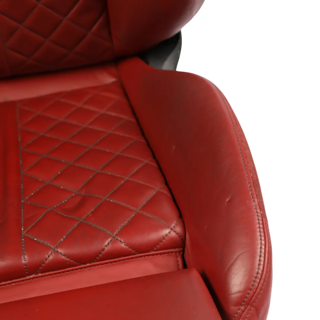 Audi A5 F5 Front Seat Sport Heated Electric Massage Leather Right O/S Magma Red - SKU 8W6881806BJ-4 - Part number 8W6881806BJ