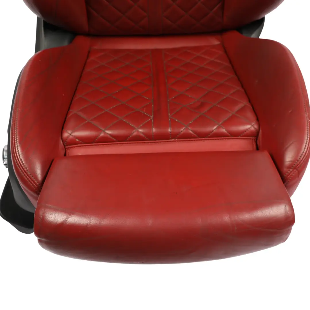 Audi A5 F5 Front Seat Sport Heated Electric Massage Leather Magma Red Right O/S - SKU 8W6881806BJ-4 - Part number 8W6881806BJ