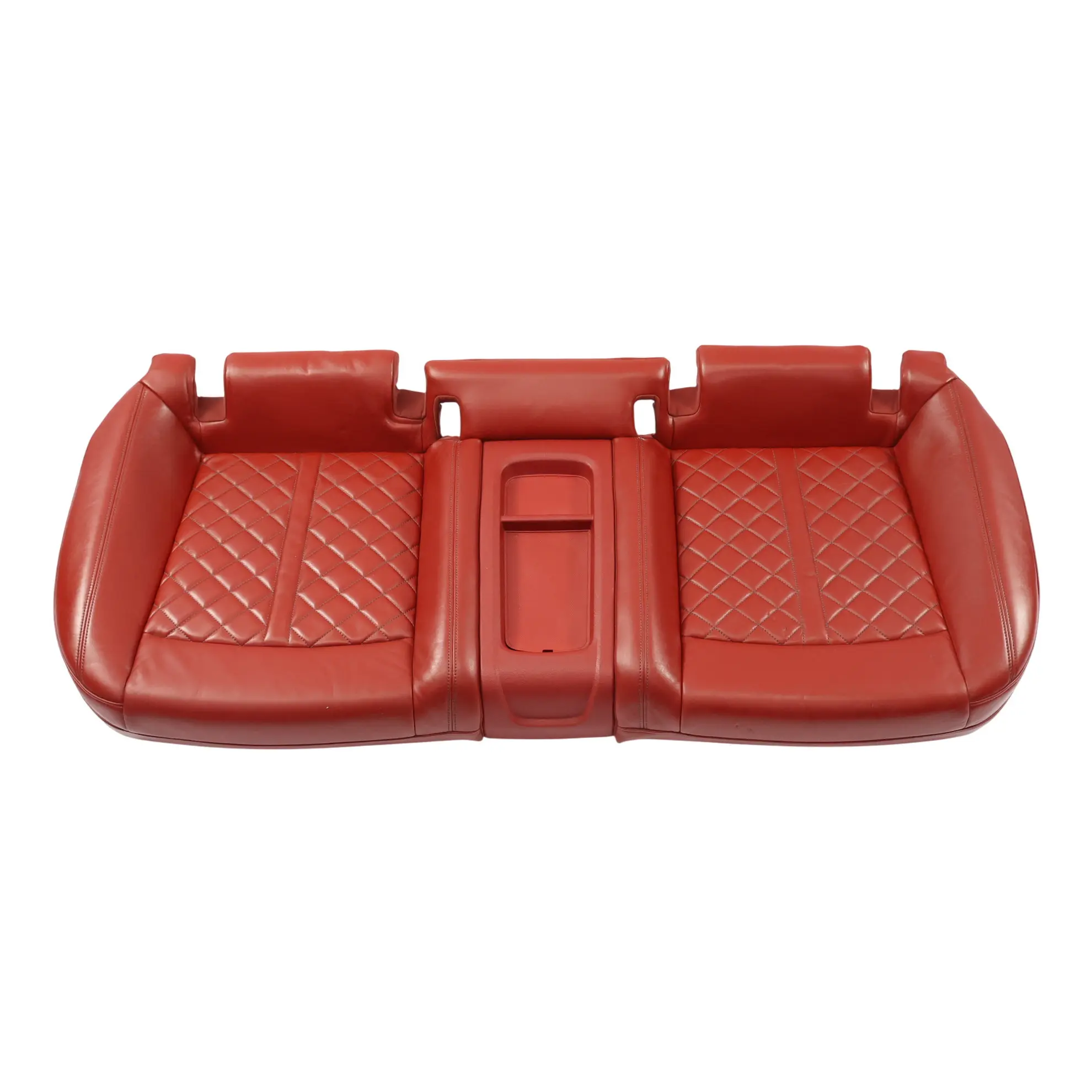 Audi S5 F5 Siedzisko Kanapa Tył Tylna Skóra Czerwona/Szara 8W6885403Q