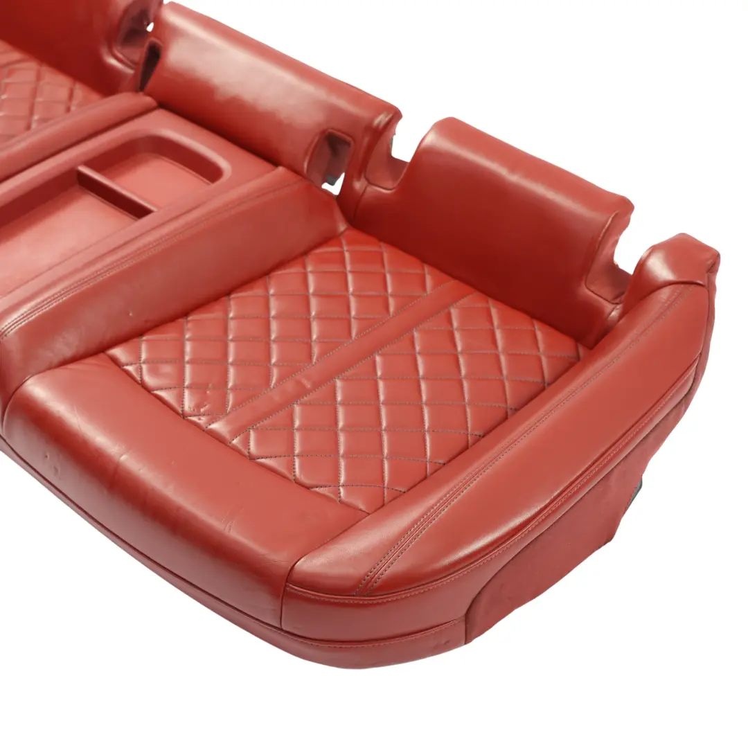 Audi S5 F5 Rear Sofa Bench Lower Seat Leather Magma Red Granite Grey - SKU 8W6885403Q-2 - Part number 8W6885403Q