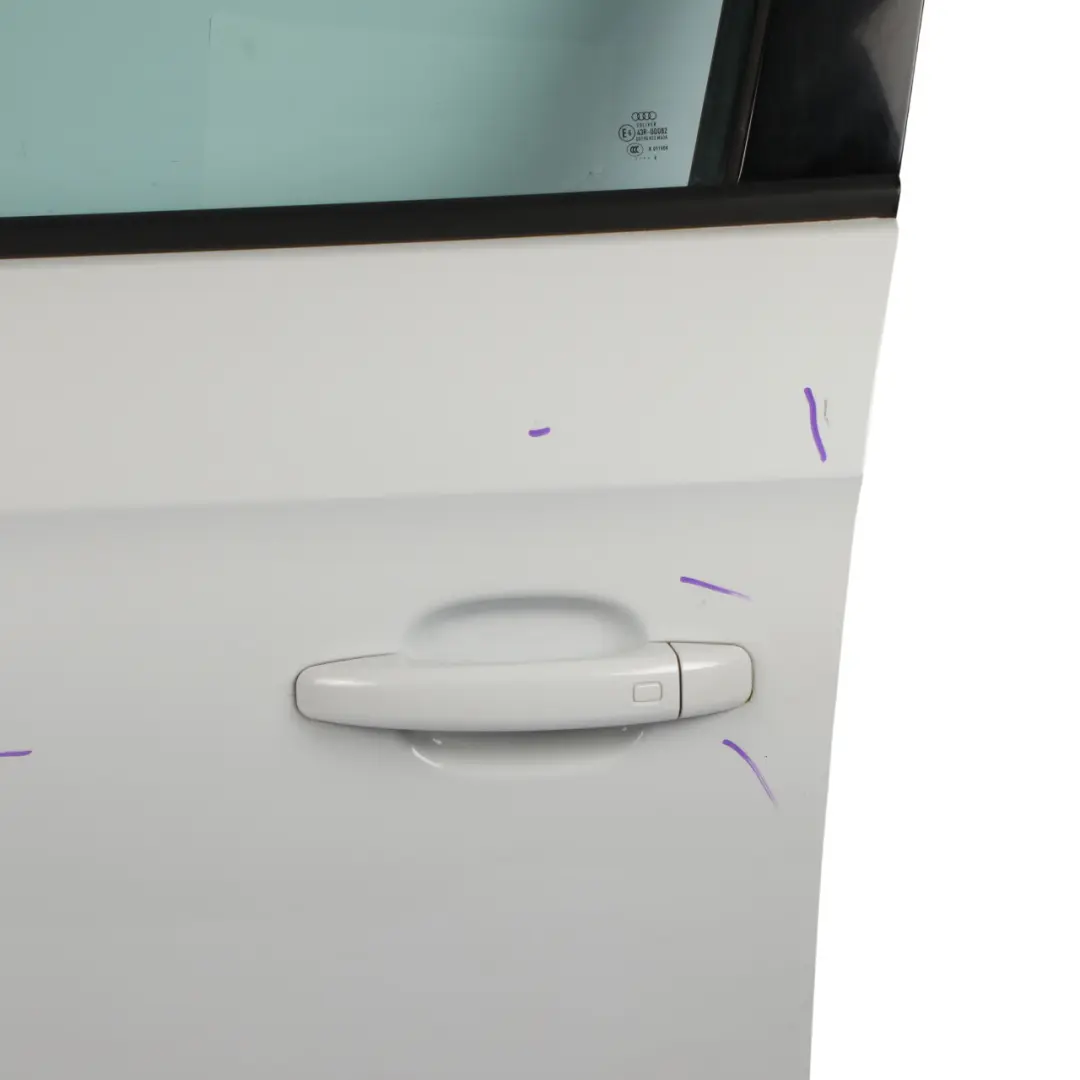 Audi A1 8X Door Front Left N/S Glacier White Pearl Effect - S9R - SKU 8X4831051A-MGW - Part number 8X4831051A