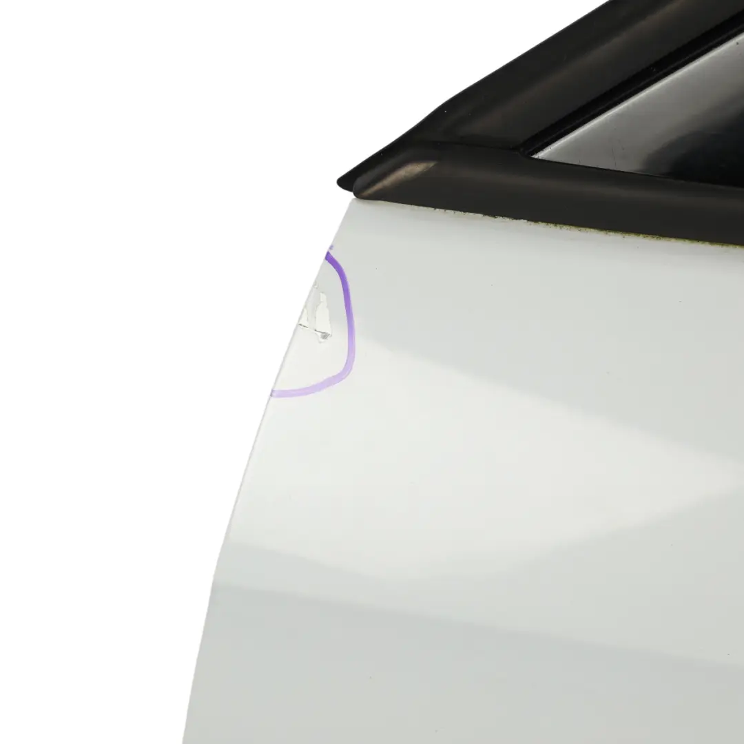 Door Front Left N/S Glacier White Pearl Effect - S9R to Audi A1 8X with Part number 8X4831051A Audi A1 8X Door Front Left N/S Glacier White Pearl Effect - S9R - SKU 8X4831051A-MGW - Part number 8X4831051A