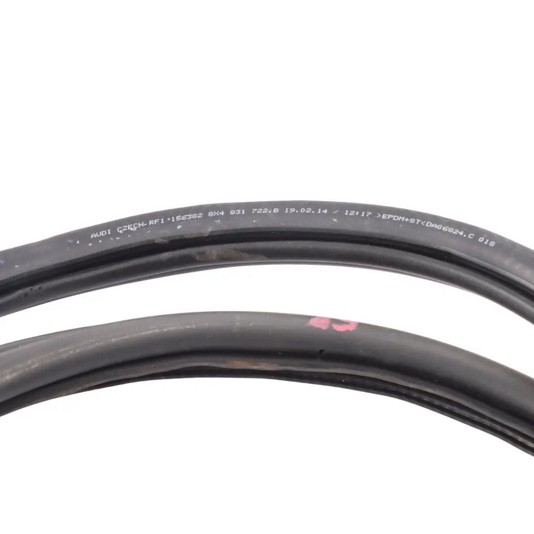 Audi A1 8X Front Trim Right O/S Door Mount Strip Seal Gasket Rubber - SKU 8X4831722C - Part number 8X4831722C