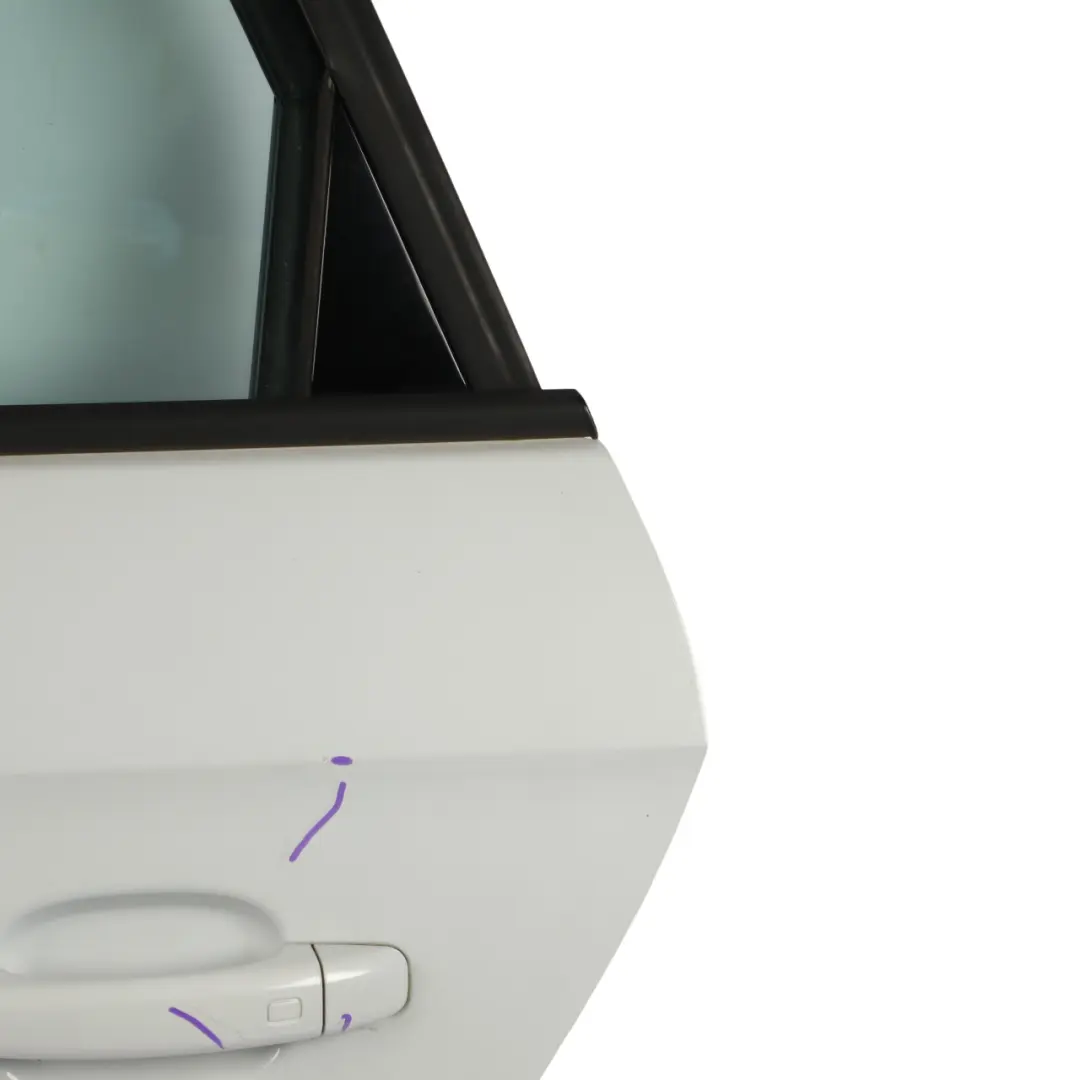 Audi A1 S1 8X Rear Door Left N/S Glacier White Pearl - S9R - SKU 8X4833051B-MGW - Part number 8X4833051B