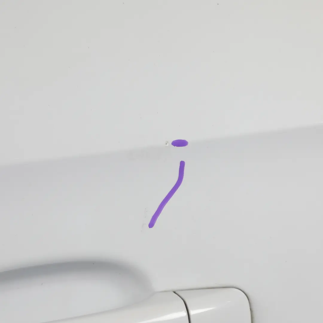 Audi A1 S1 8X Rear Door Left N/S Glacier White Pearl - S9R - SKU 8X4833051B-MGW - Part number 8X4833051B