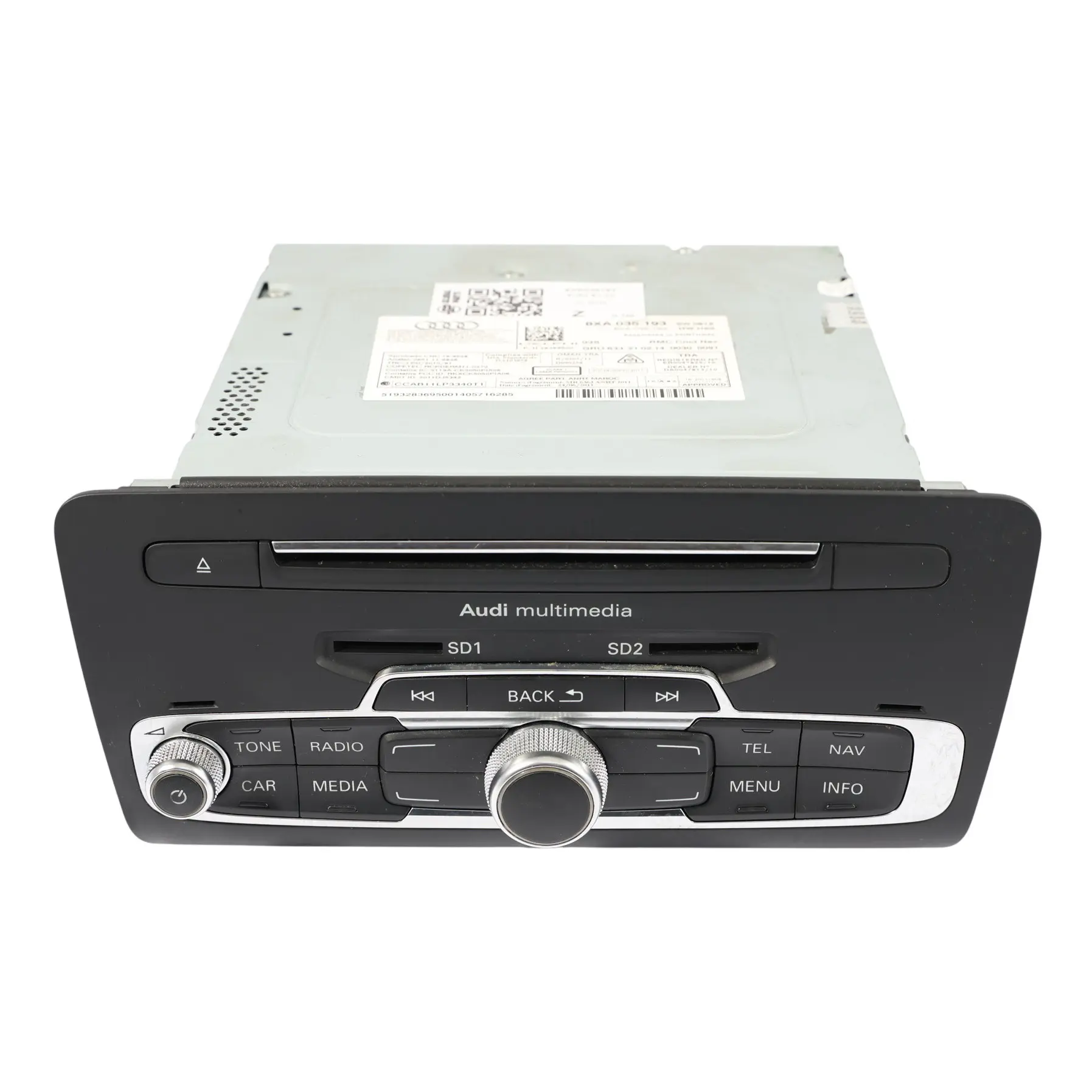 Audi A1 8X Navigation Head Unit Radio Audio MMI CD Player Stereo 8XA035193