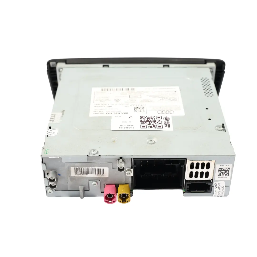 Audi A1 8X Nawigacja Radio MMI Multimedia Odtwarzacz CD - SKU 8XA035193 - Numer Części 8XA035193