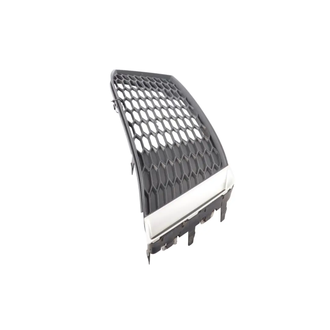 Audi A1 8X Front Bumper Air Intake Grille Trim Panel Black Left N/S - SKU 8XA807681 - Part number 8XA807681