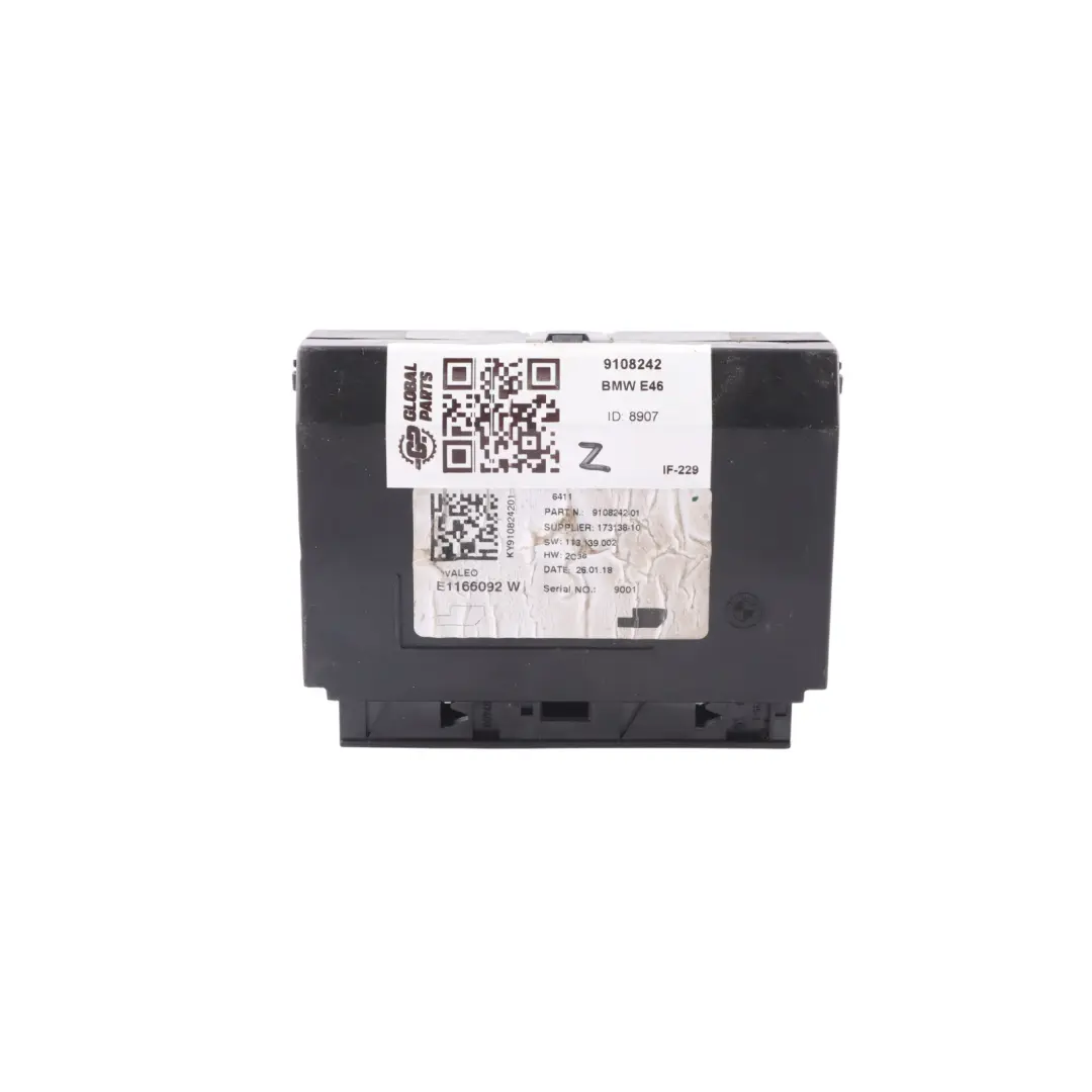 Module Unité Contrôle Climatisation pour BMW E46 M3 à propos du numéro de pièce 9108242 BMW E46 M3 Module Unité Contrôle Climatisation - SKU 9108242 - Numéro de pièce 9108242