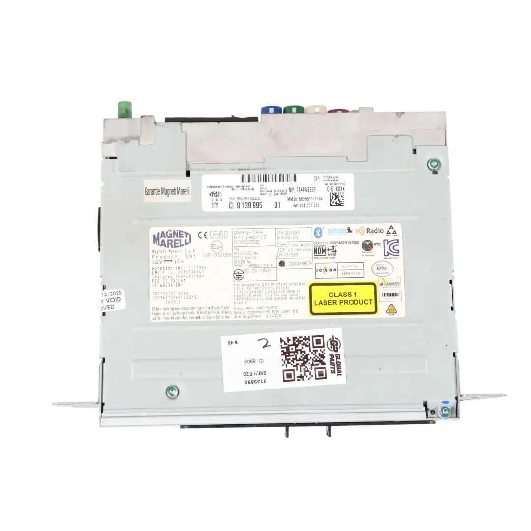 BMW F20 F21 F30 F31 Mini F56 Unità Principale Multimediale Navigazione - SKU 9139895 - Numero di parte 9139895