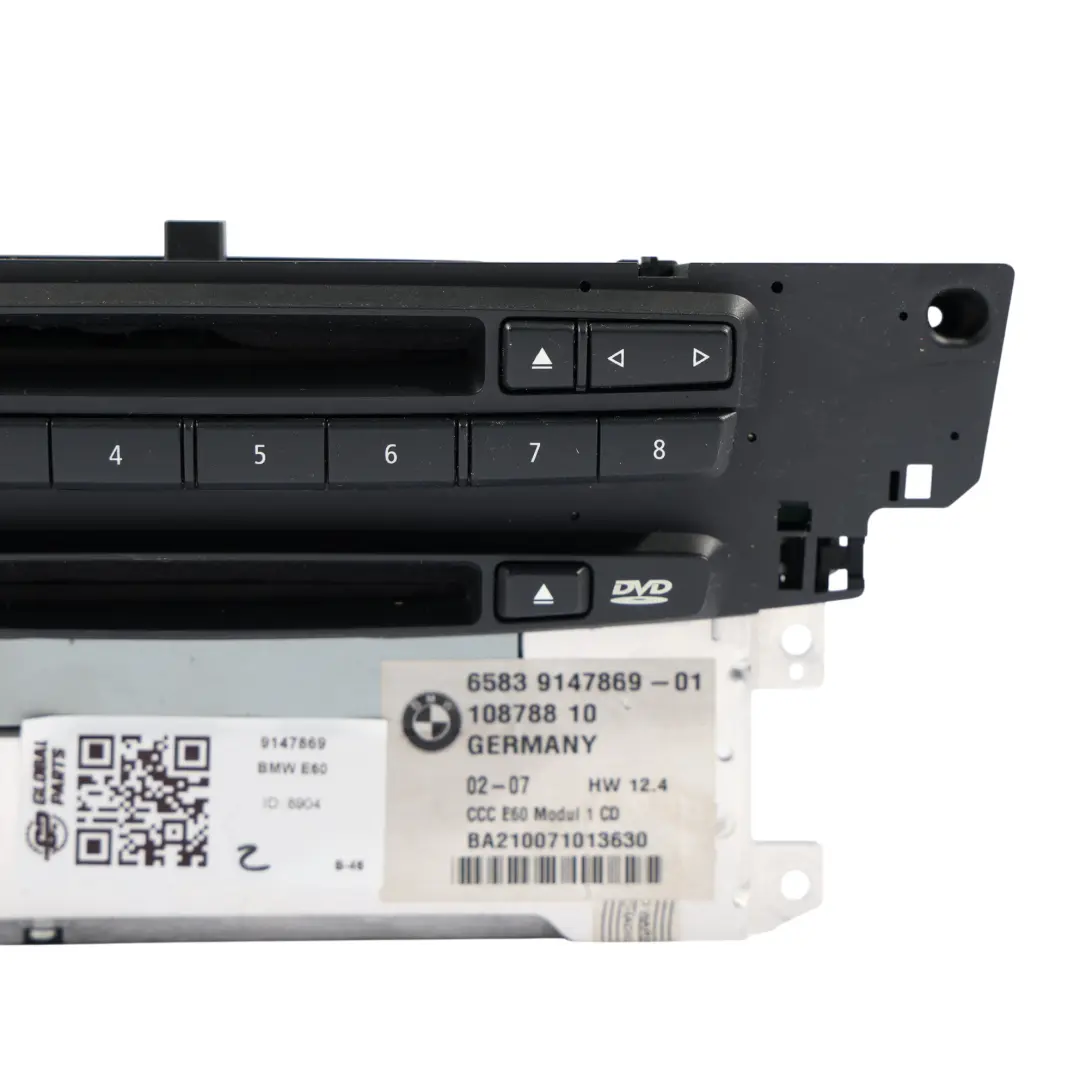 BMW E60 E61 Radio Professional Navigation System Controller Head Unit - SKU 9147869 - Part number 9147869