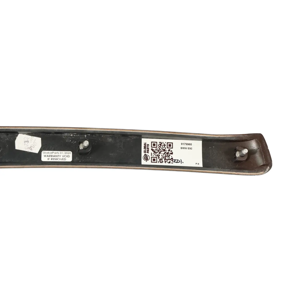 BMW E92 E93 Interior Cabina Trasera Decoración Tira Trim Panel Derecho - SKU 9179960 - Número de pieza 9179960