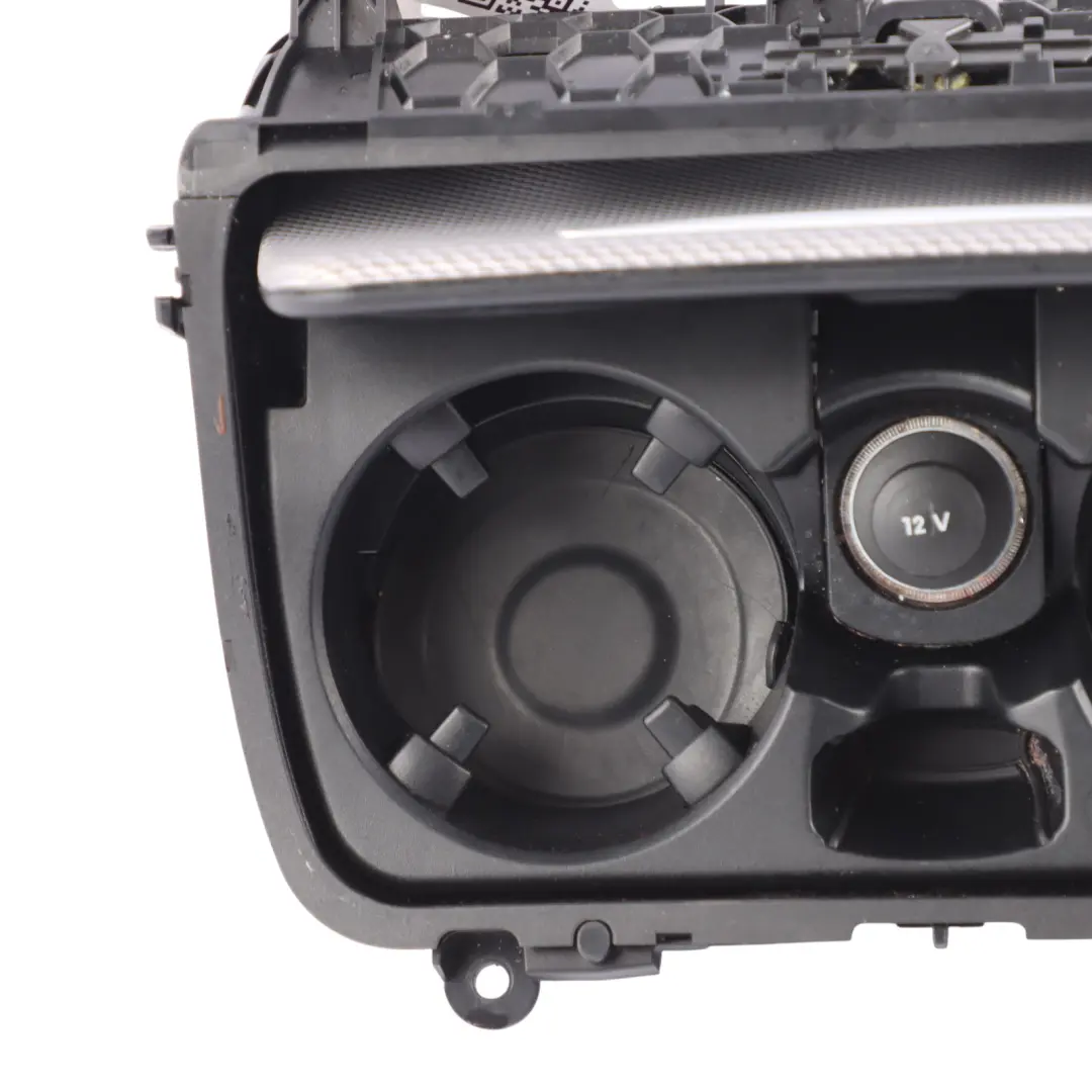 BMW F10 F11 Drink Cup Holder Centre Console Front Tray Silver - SKU 9256131-3 - Part number 9256131