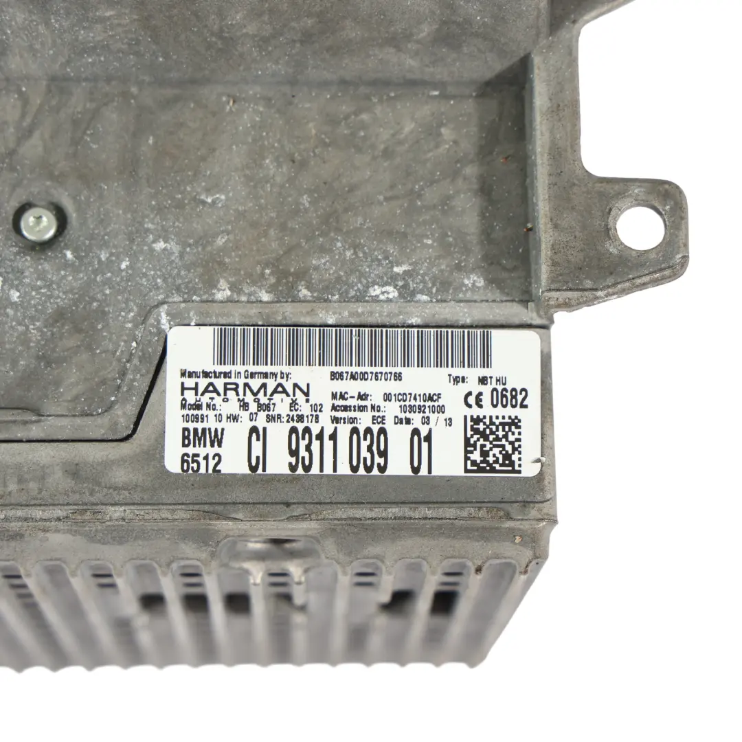 Nawigacja Czytnik Radio DAB High do BMW F10 F20 F22 F30 F32 o numerze 9311039 BMW F10 F20 F22 F30 F32 Nawigacja Czytnik Radio DAB High - SKU 9311039 - Numer Części 9311039